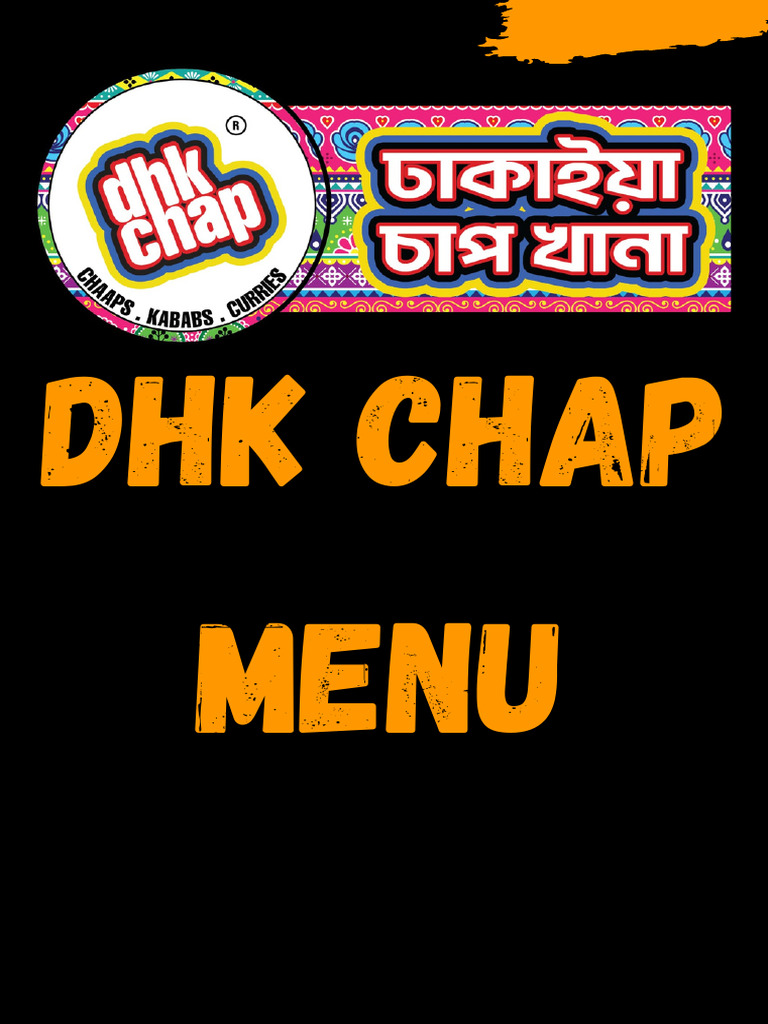 Dhaka Restaurant Menu: Curries & Platters | PDF | Kebab | Food And Drink