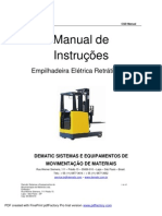 Manual de empilhadeira elétrica CQD