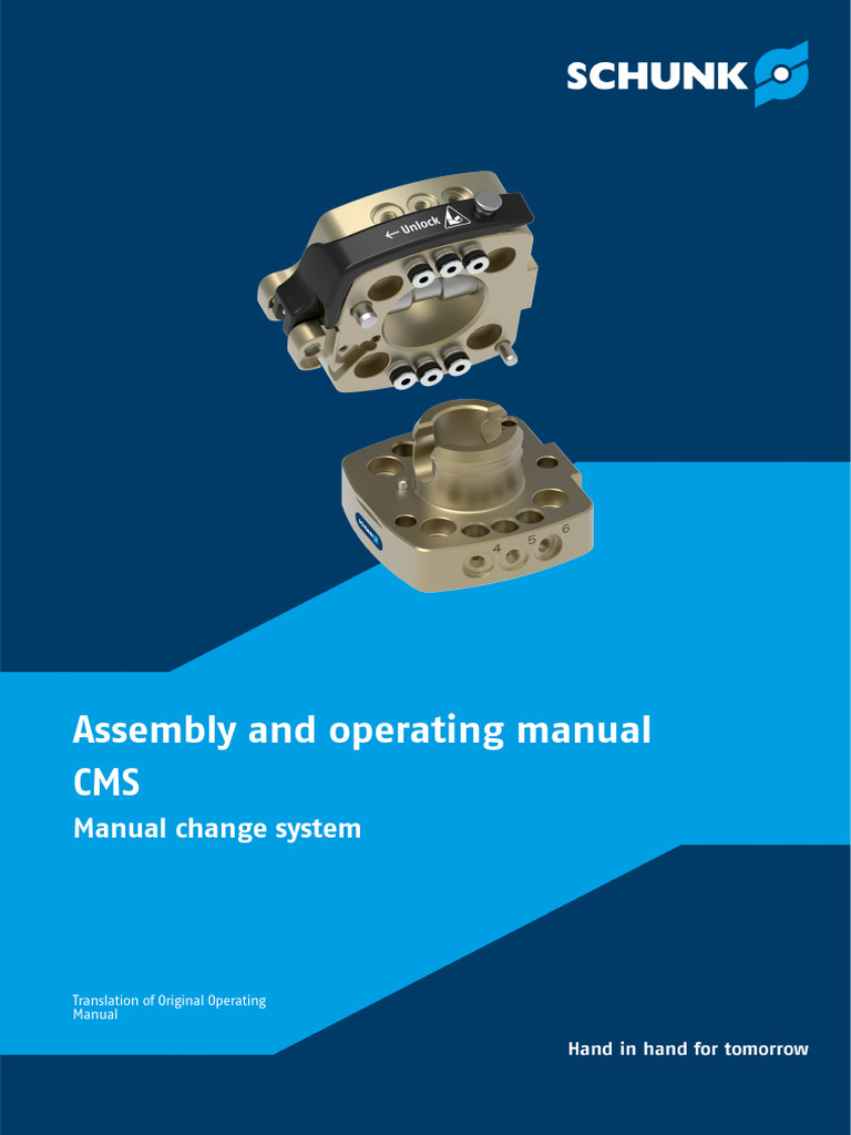 Assembly and Operating Manual CMS | PDF | Personal Protective Equipment ...