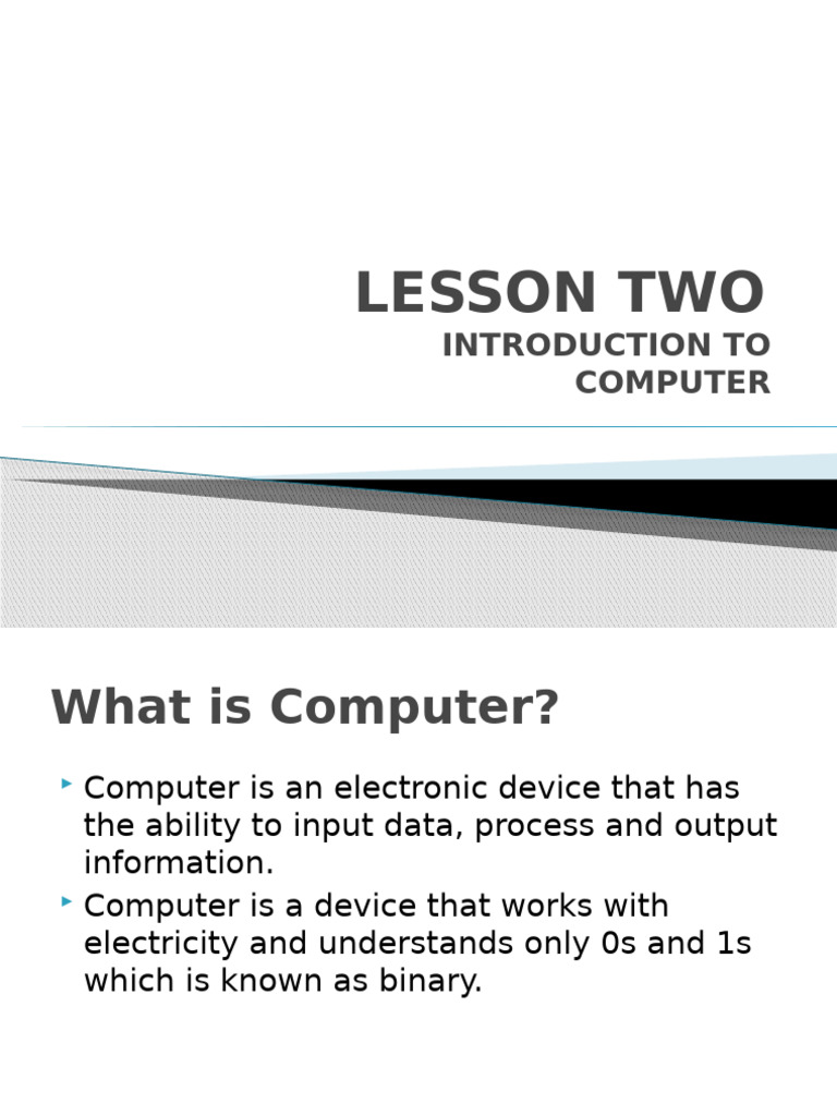 Introduction to Computers and Types | PDF