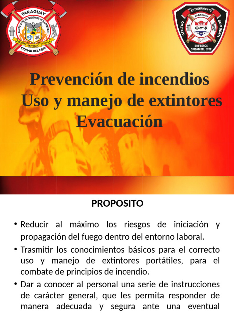 Prevención y Manejo de Incendios Laborales | PDF