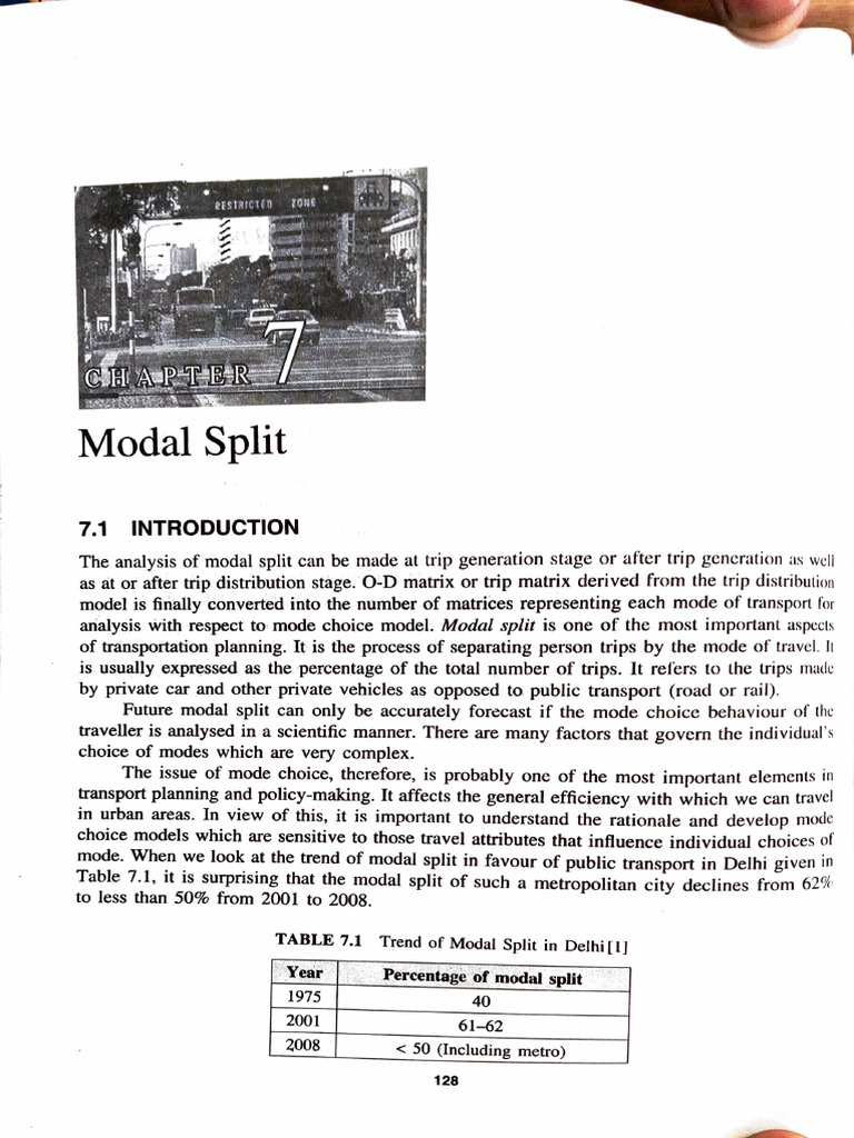 Understanding Modal Split in Transport Planning | PDF | Logistic ...