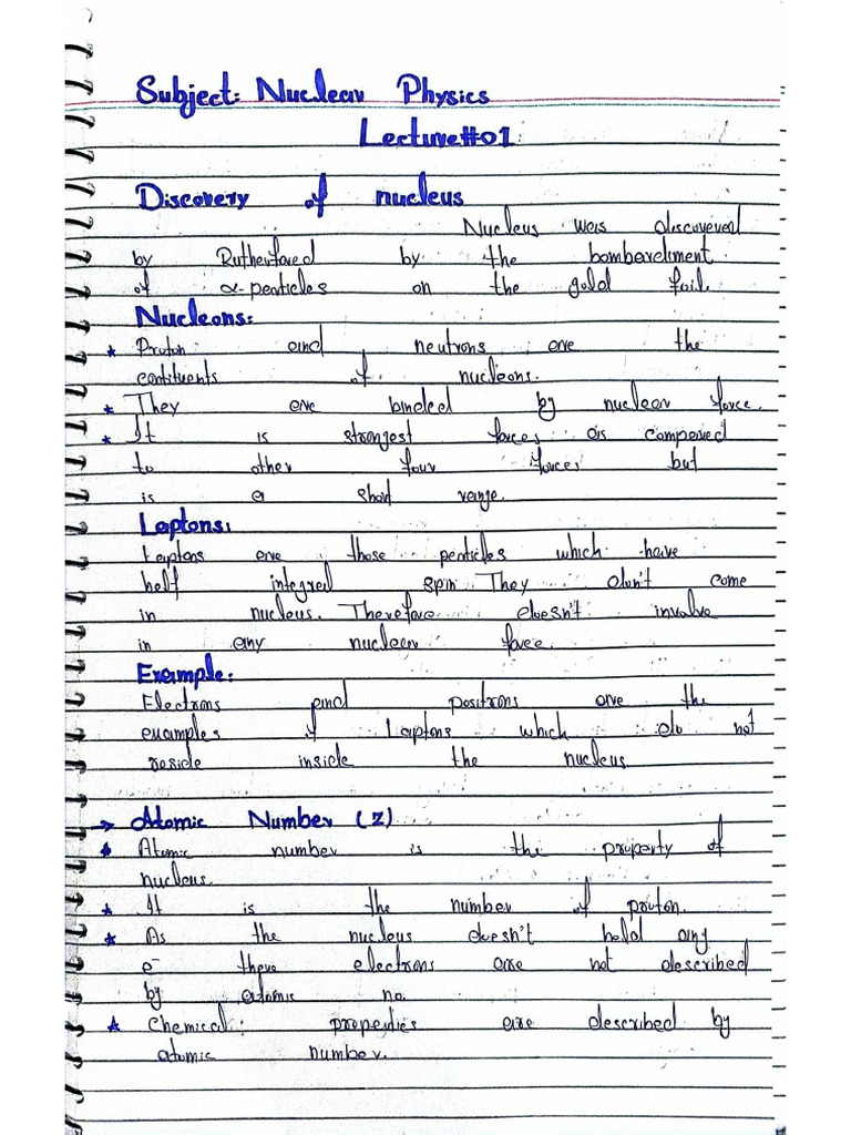 Nuclear PhysicS Mids NoTes by UsAmA | PDF