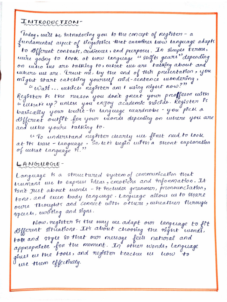 Topic - Register | PDF