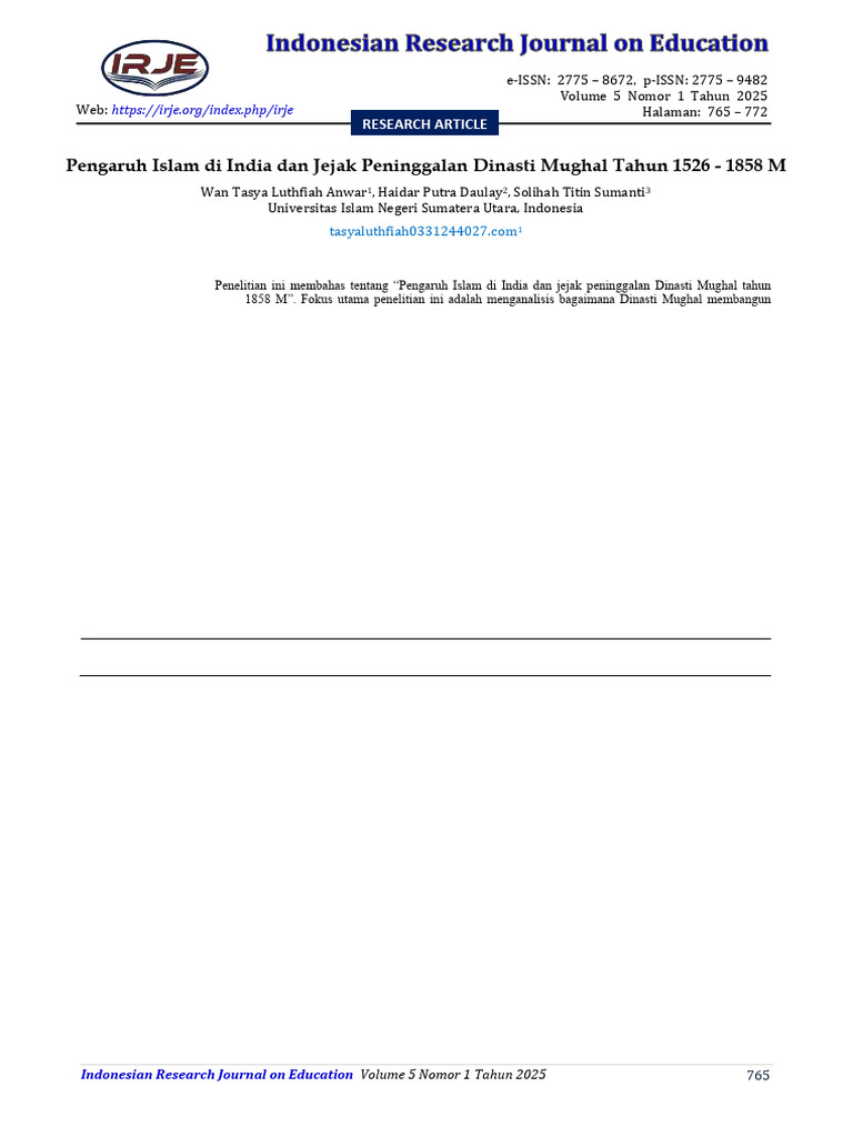Vol+5+No+1+ +Wan+Tasya+Luthfiah+Anwar | PDF