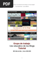 Download Tutorial Edublogs by IES Valle de Aller SN9156175 doc pdf