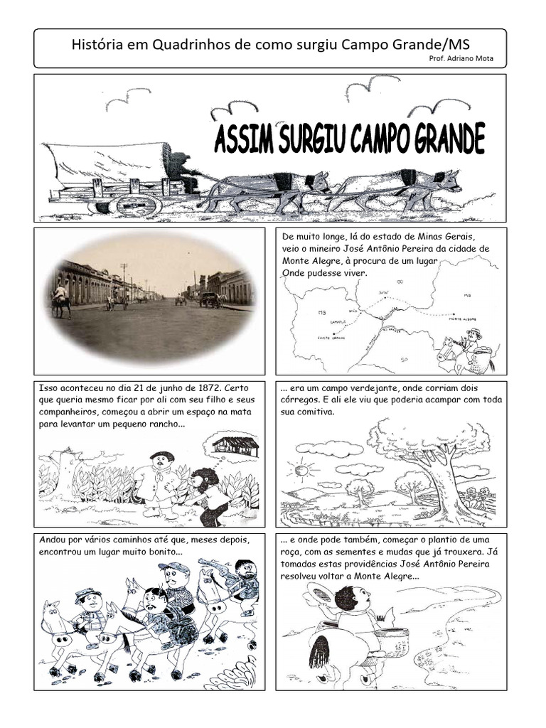 Origem de Campo Grande/MS: História e Fundador | PDF | Brasil