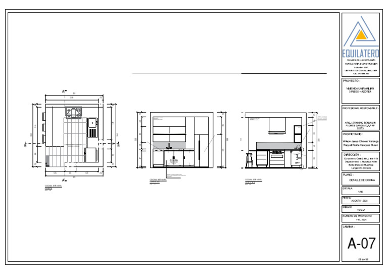 Diseño de Cocina Moderna y Funcional | PDF