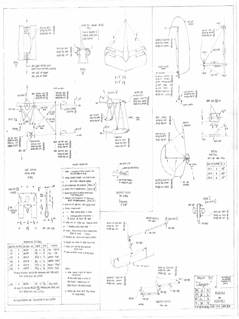 Sheet 22 - Rigging and Assembly | PDF