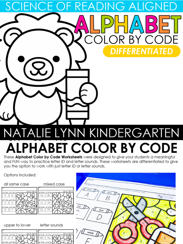 Alphabet: Color by Code | PDF