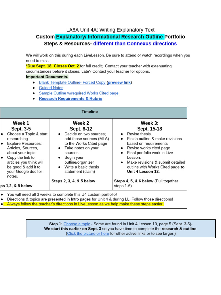 Explanatory Text Outline Guide | PDF | Plagiarism | Citation