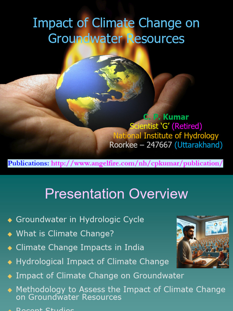 Climate Change Effects on Groundwater | PDF | Groundwater | Climate Change