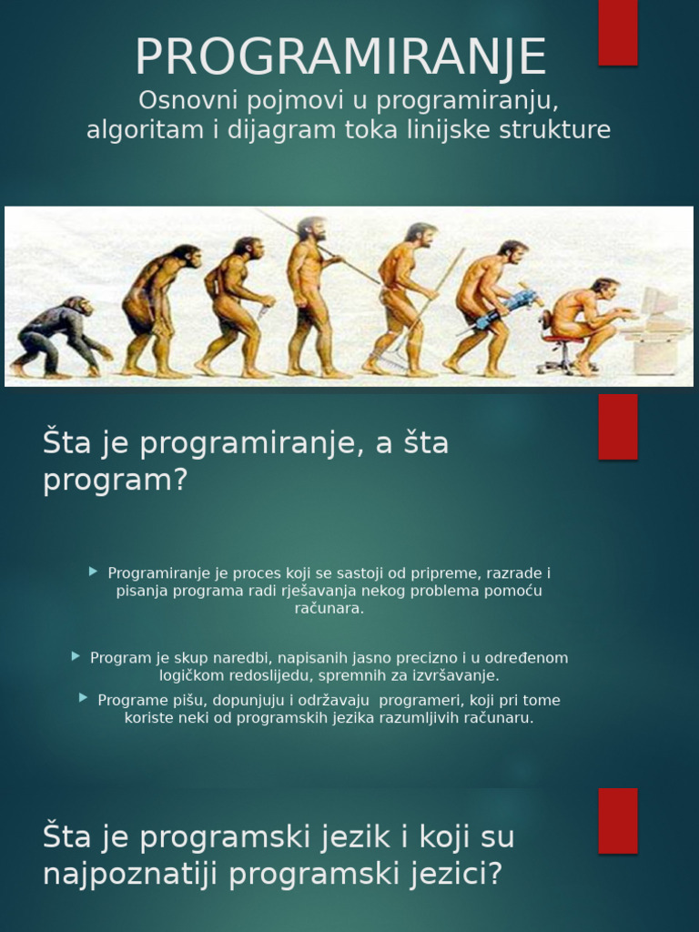 Programiranje: Osnovni Pojmovi U Programiranju, Algoritam I Dijagram ...
