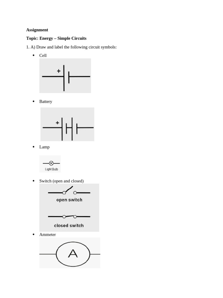 Understanding Simple Circuits and Components | PDF | Series And ...