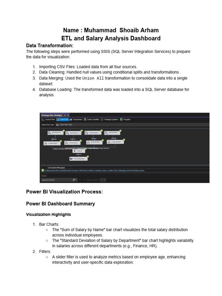 ETL and Salary Analysis Dashboard | PDF