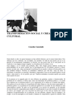 Castoriadis, Cornelius - Transformacion Social y Creación Cultural (Art)