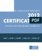 2010 Certification Handbook