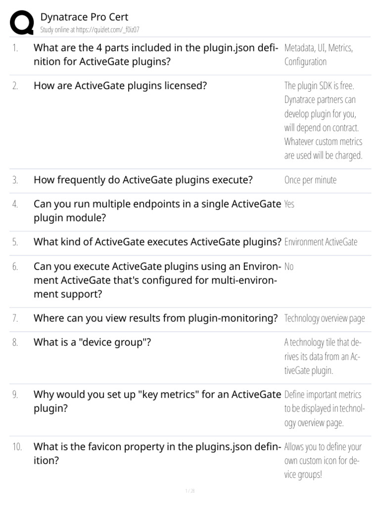 ActiveGate Plugins in Dynatrace Managed | PDF | Computer Cluster ...
