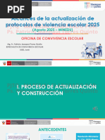 Protocolos de Atención a la Violencia Escolar 2025 | PDF