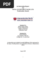 Download Internship at Nepal Investment Bank Limited by Narayan Sharma Pdl SN91568304 doc pdf
