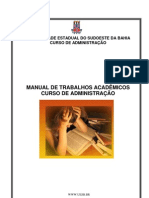 Manual de Trabalhos Academicos - ADM UESB