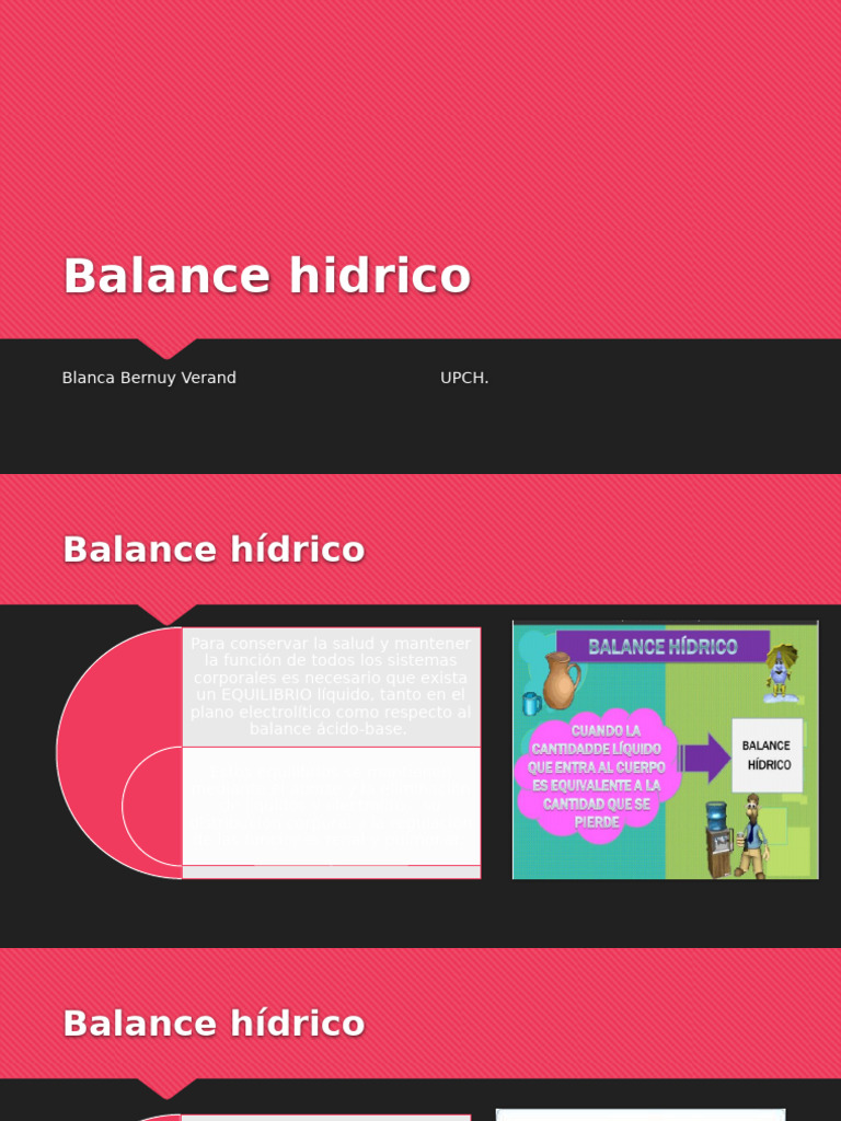 Equilibrio Hídrico en el Cuerpo Humano | PDF | Capilar | Agua
