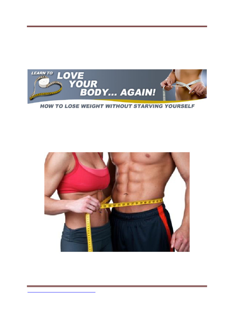 Learn To Love Your Body Again1 | PDF | Dieting | Foods