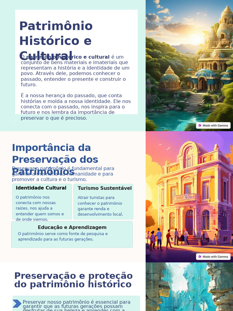 Preservação do Patrimônio Cultural e Histórico | PDF | Herança cultural ...