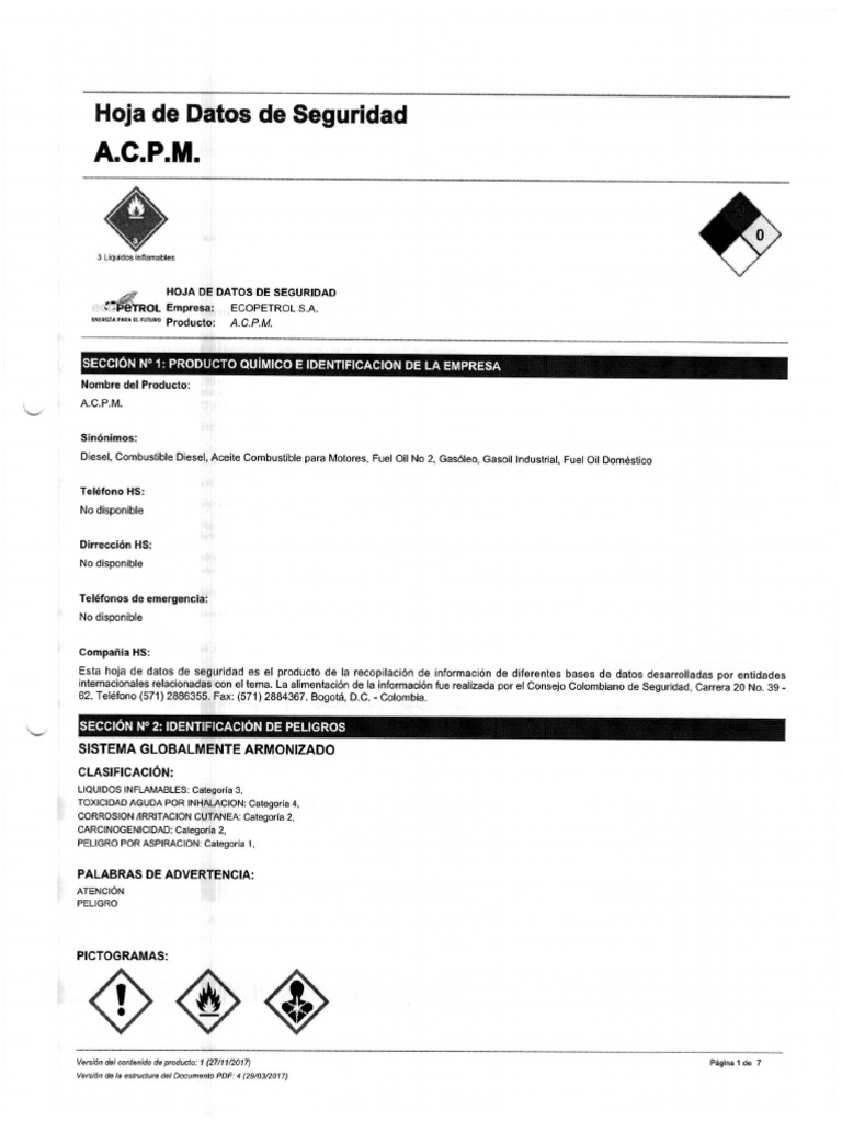 FDS Acpm | PDF