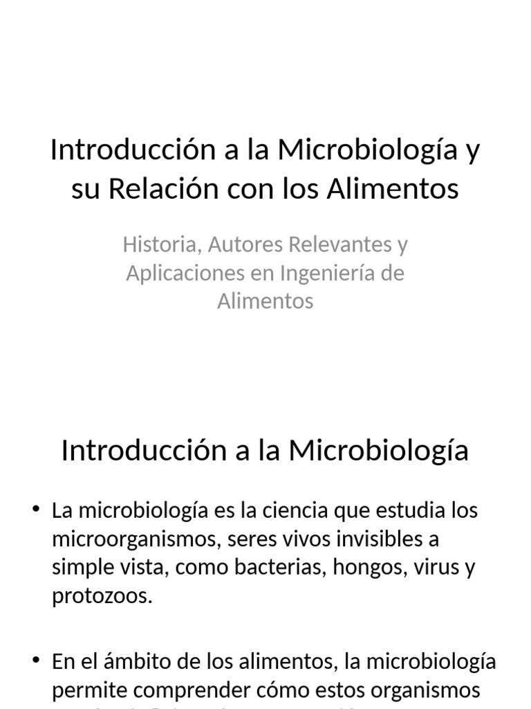 Microbiologia Alimentos | PDF | Microbiología | Microorganismo