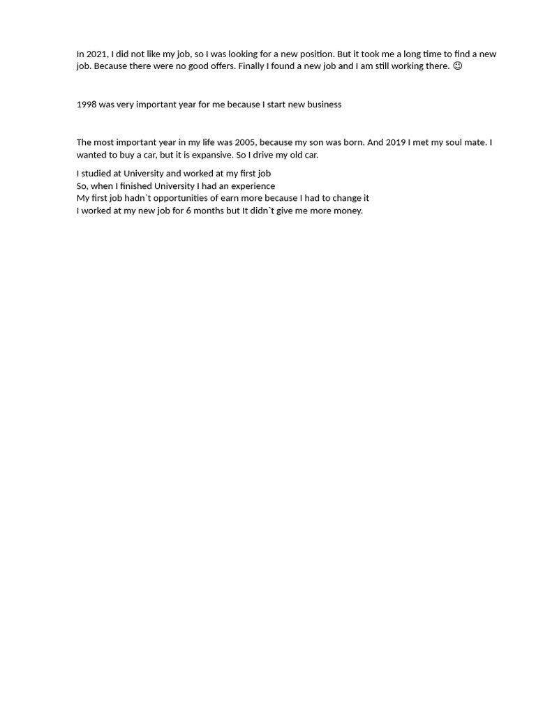 SS Imp Events Writing | PDF
