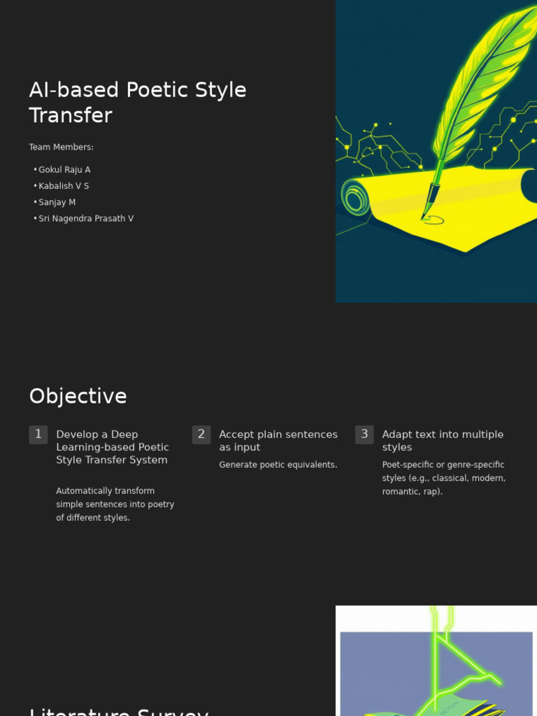 AI Poetic Style Transfer System | PDF | Poetry | Deep Learning