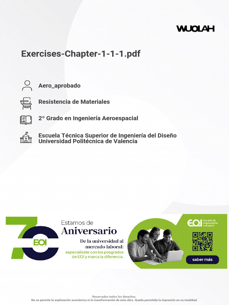 Exercises Chapter 1 1 1 | PDF