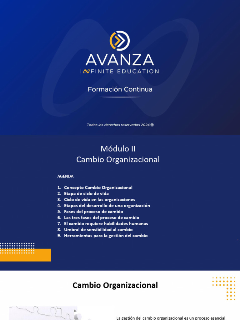 Gestión del Cambio Organizacional | PDF | Gestión del cambio ...