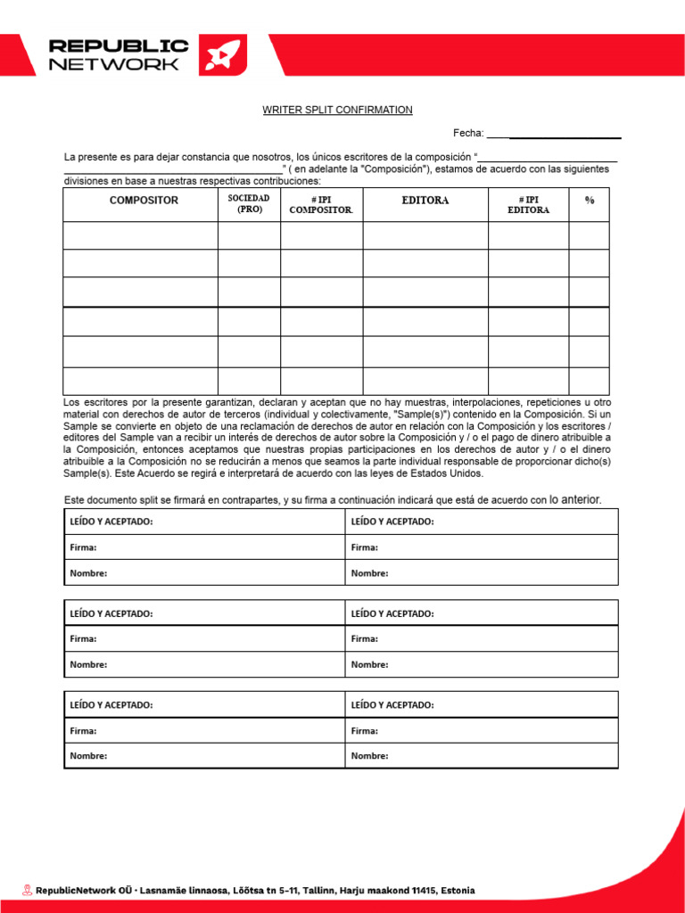 Split - Sheet - (Esp) para Imprimir | PDF
