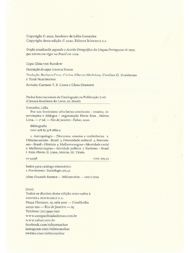 A Categoria Político-Cultural de Amefricanidade | PDF
