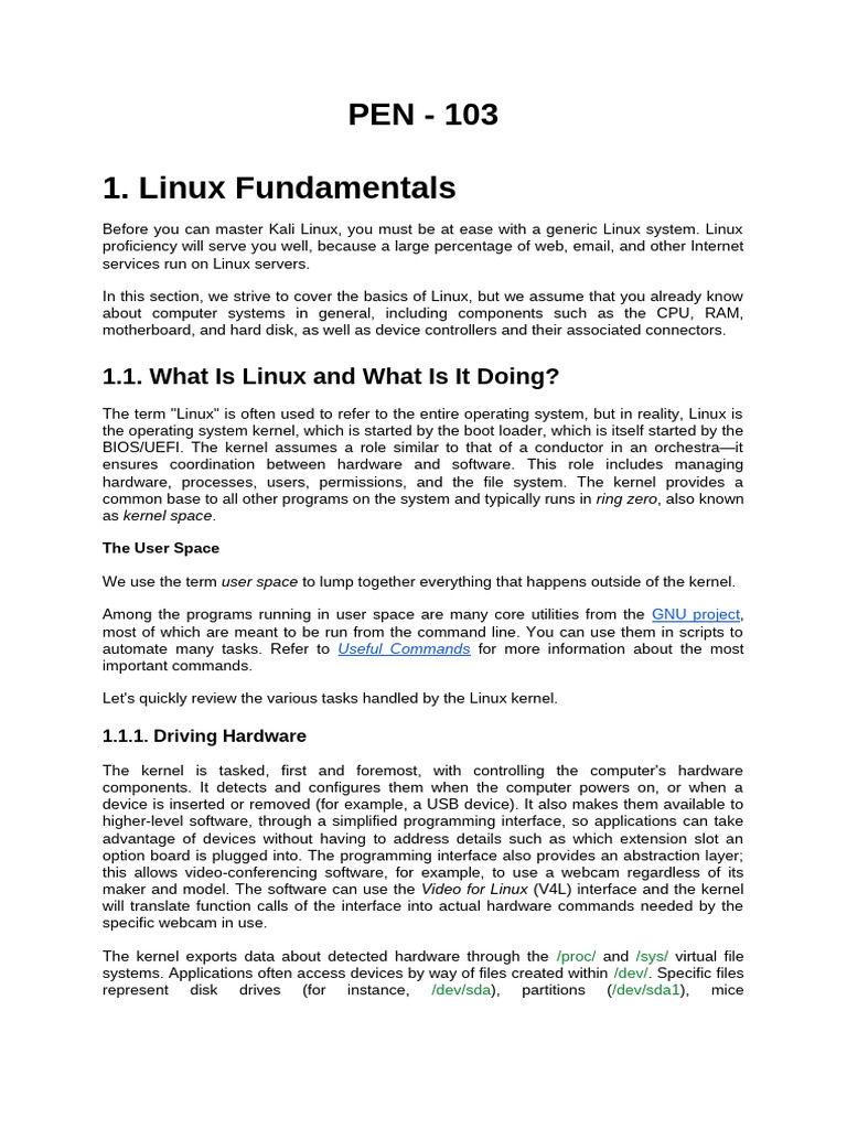 Linux Fundamentals for Beginners | PDF | Process (Computing) | File System