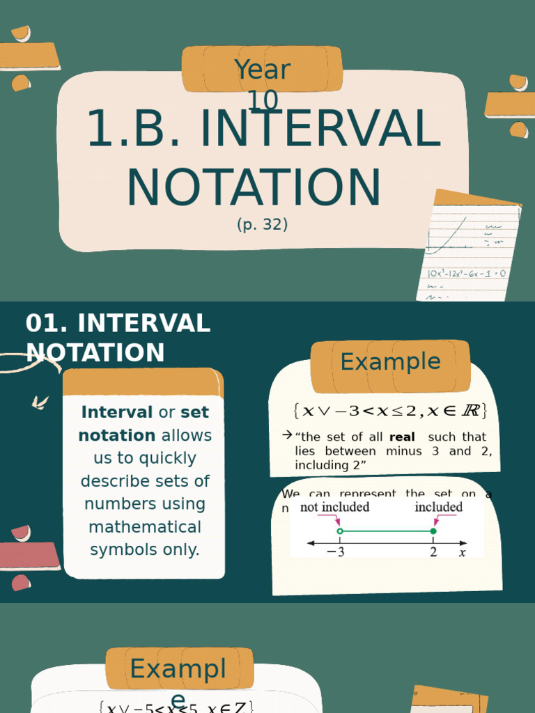 Understanding Interval Notation Basics | PDF