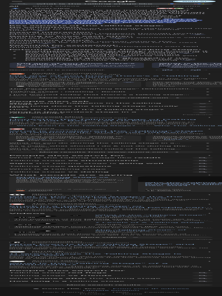 What Is The Talking Stage Like - Google Search | PDF