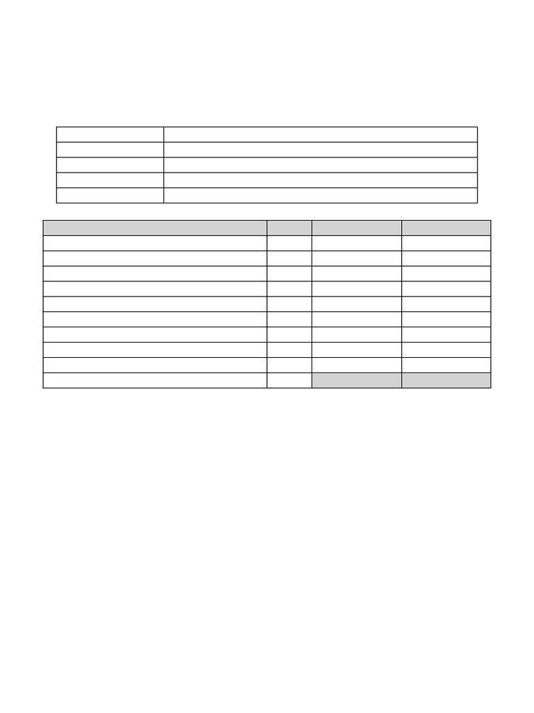 Invoice Sewa Jas Format Tabel | PDF