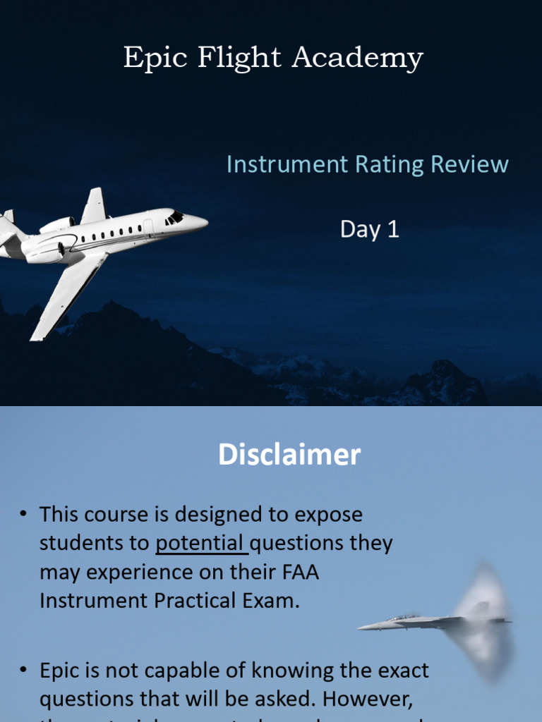 FAA Instrument Rating Exam Prep Guide | PDF | Fog | Instrument Flight Rules