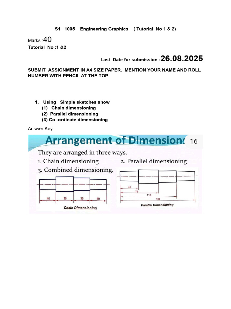 S1 1005 Engineering Graphics | PDF