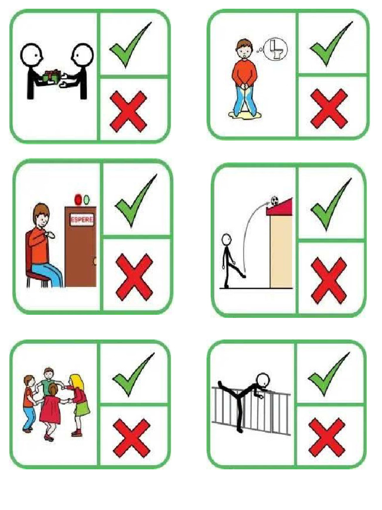 Correcto e Incorrecto - Señalar Paletas | PDF