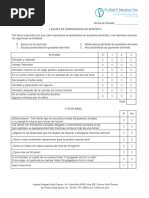 Cuestionario SNOT-22 en Español | PDF | Enfermedades y trastornos
