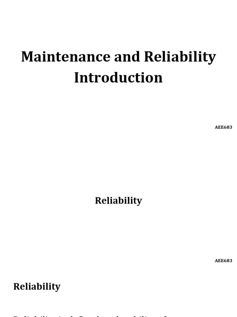Reliability and Safety Engineering Overview | PDF | Reliability ...