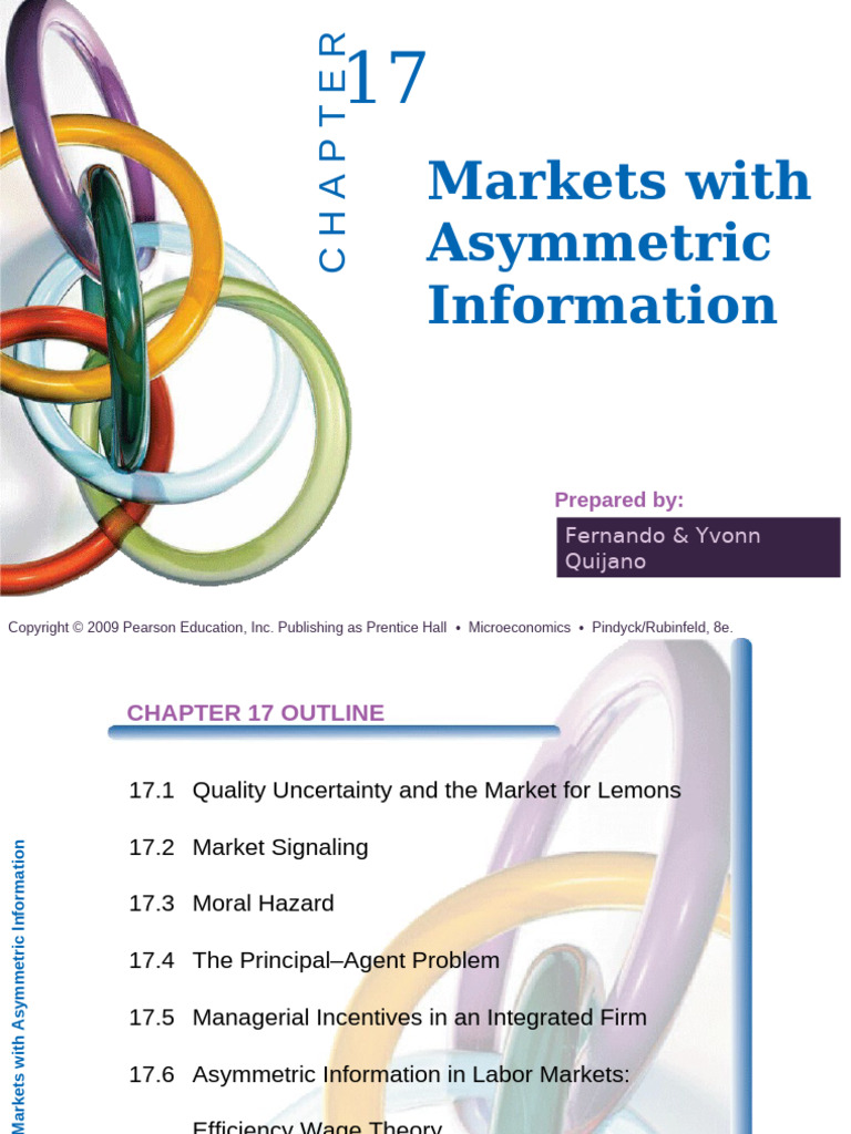 Asymmetric Information in Markets | PDF | Labour Economics | Market ...
