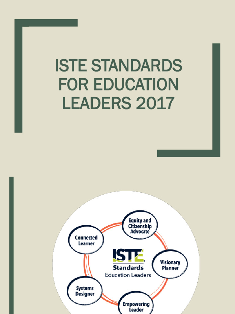 2 - IsTE Standards For Education Leaders 2017 | PDF