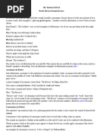 Sound Devices in Poetry Explained | PDF