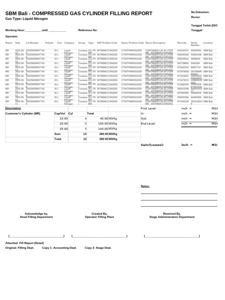 Liquid Nitrogen Filling Report | PDF | Transparent Materials | Physical ...
