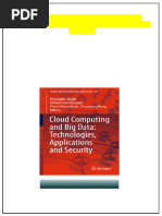 Cloud Computing and Big Data: Technologies, Applications and